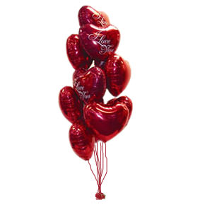 купить гелиевые шары в форме сердца  - купить с доставкой в по Монино